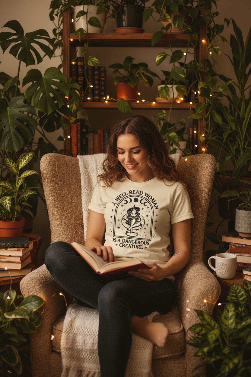 Cozy chair warm glow