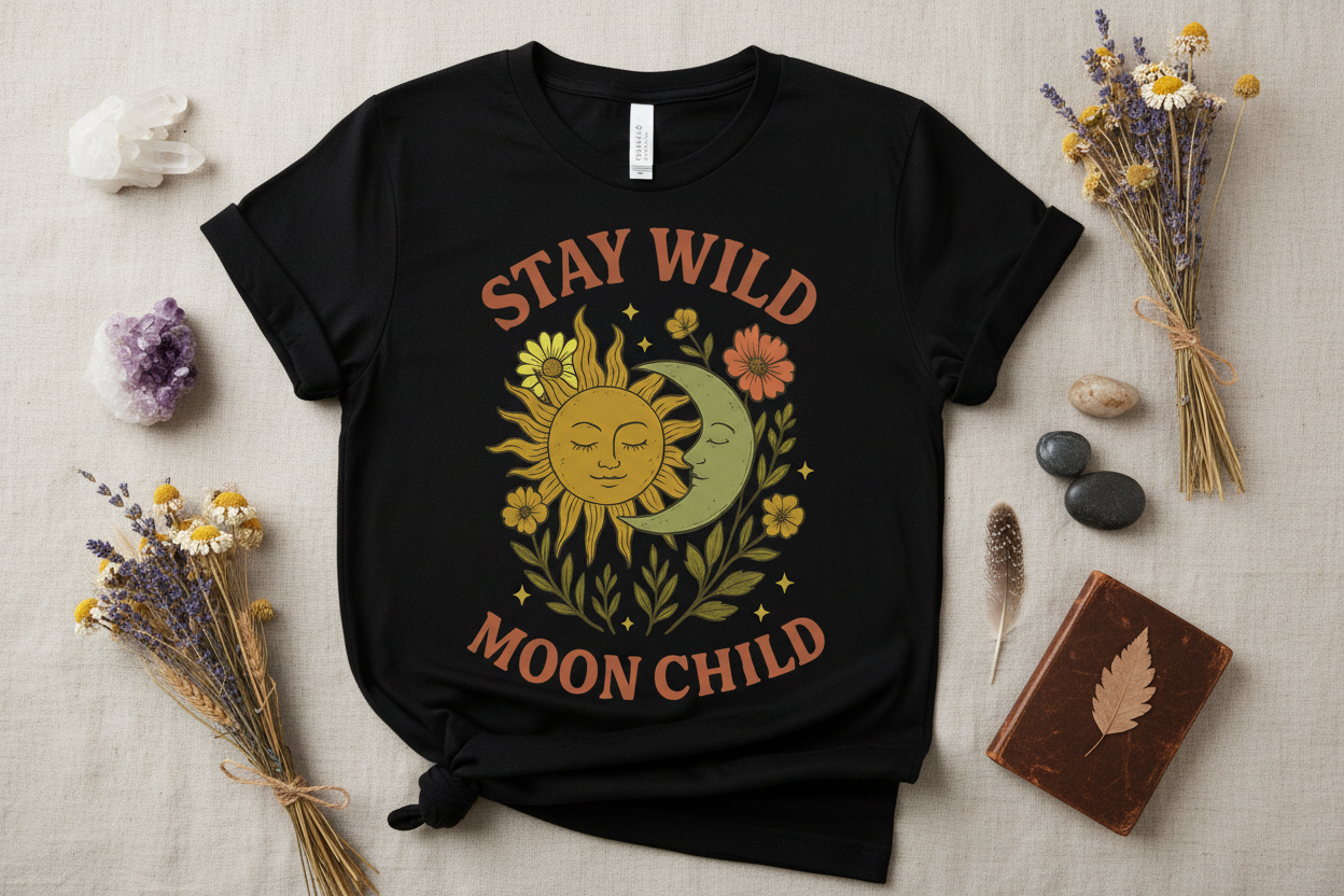 Flat lay with correct colors