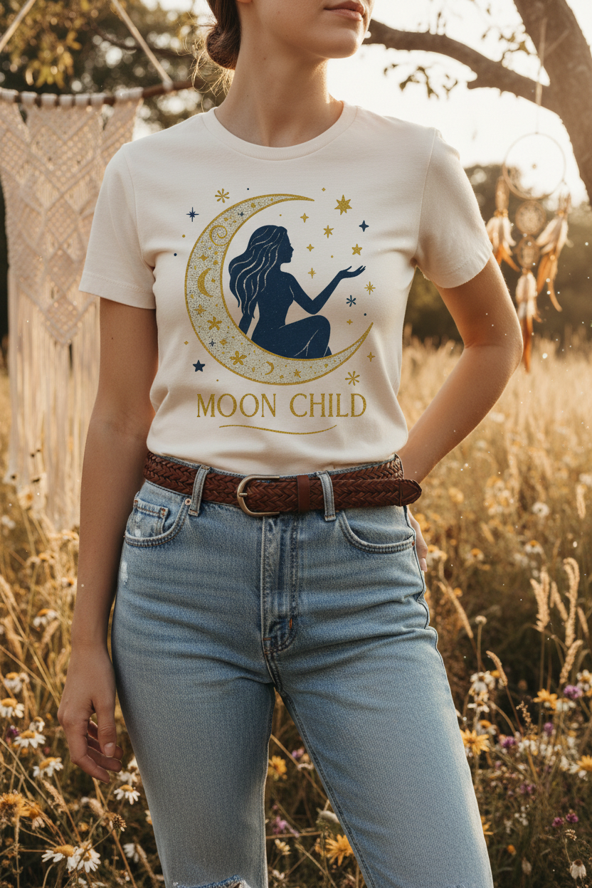 Moon Child tucked in styling