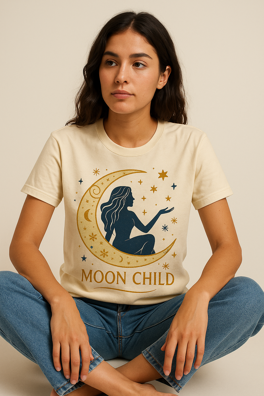 Oversized Boho T-Shirt | Positive Vibes range by Ginger Tees Clothing