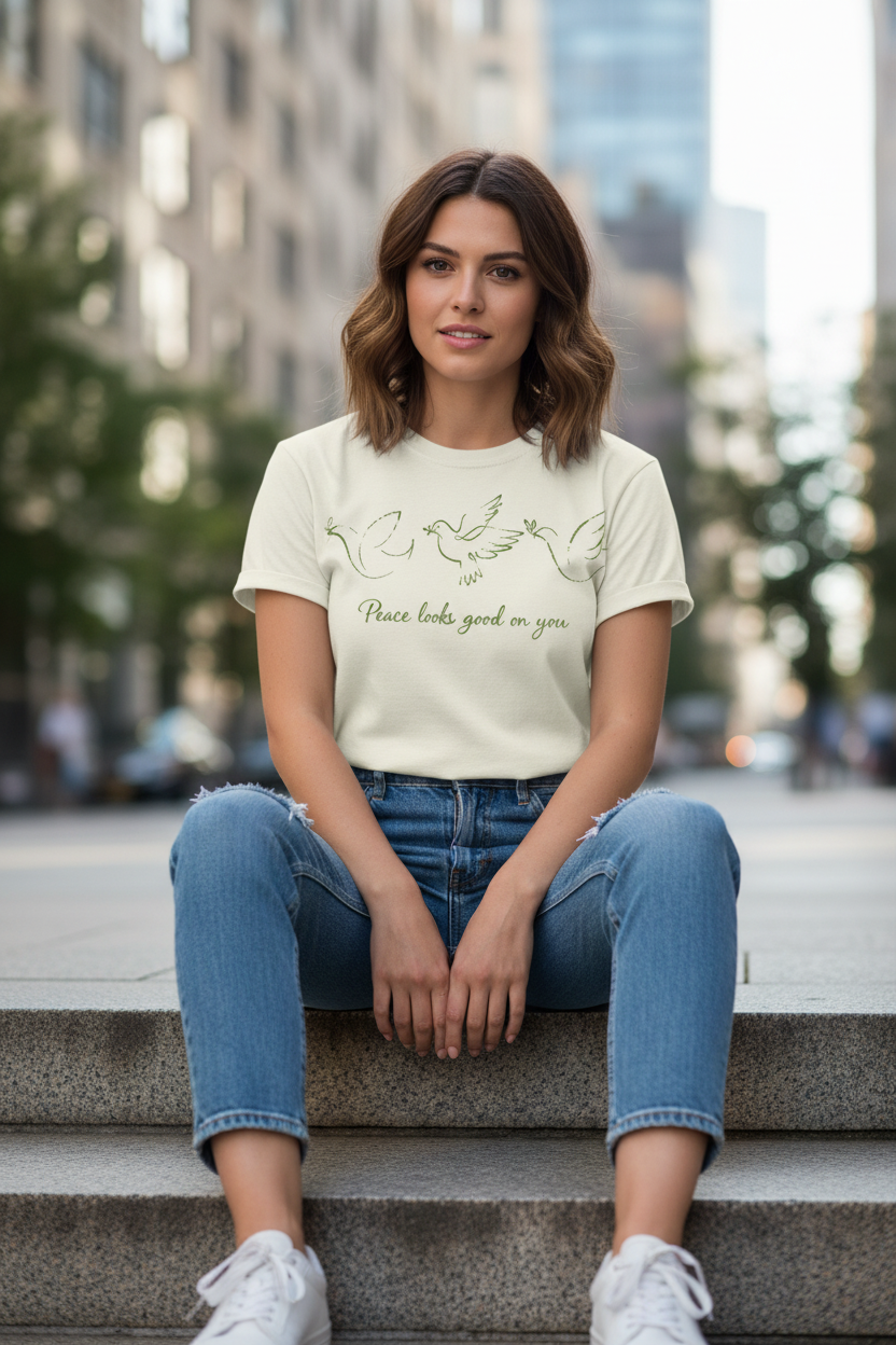 Peace Doves Cream - Sitting