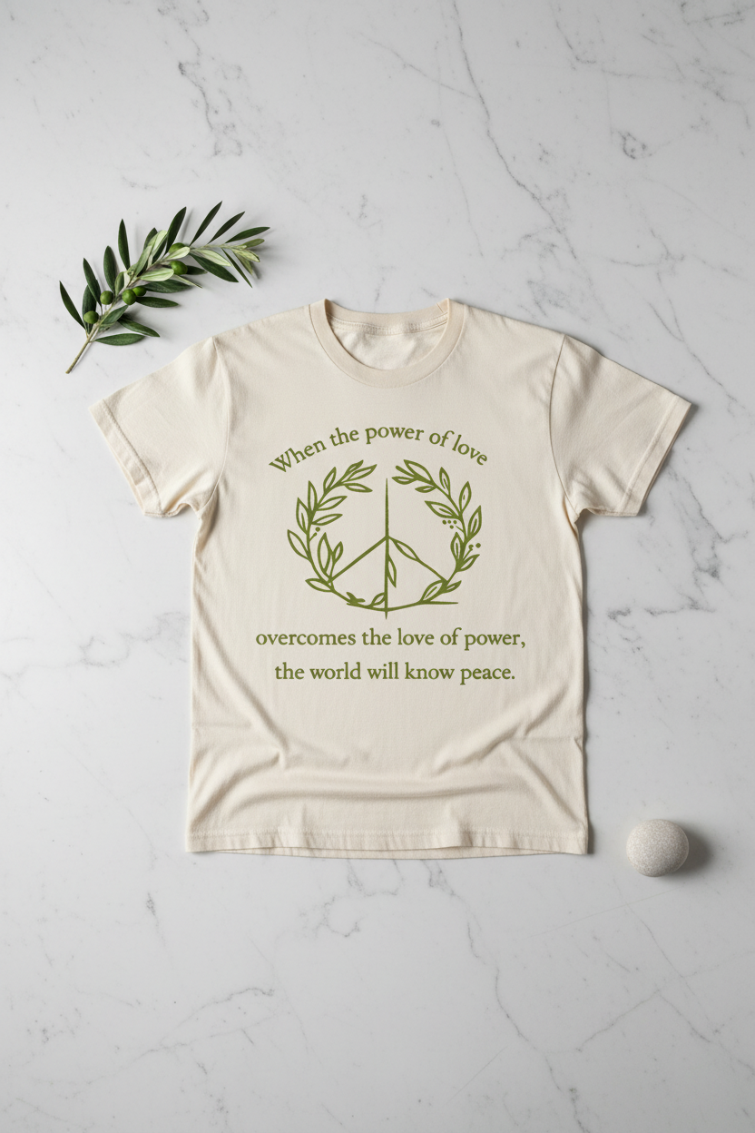 Power of Love Tee - Lay Flat