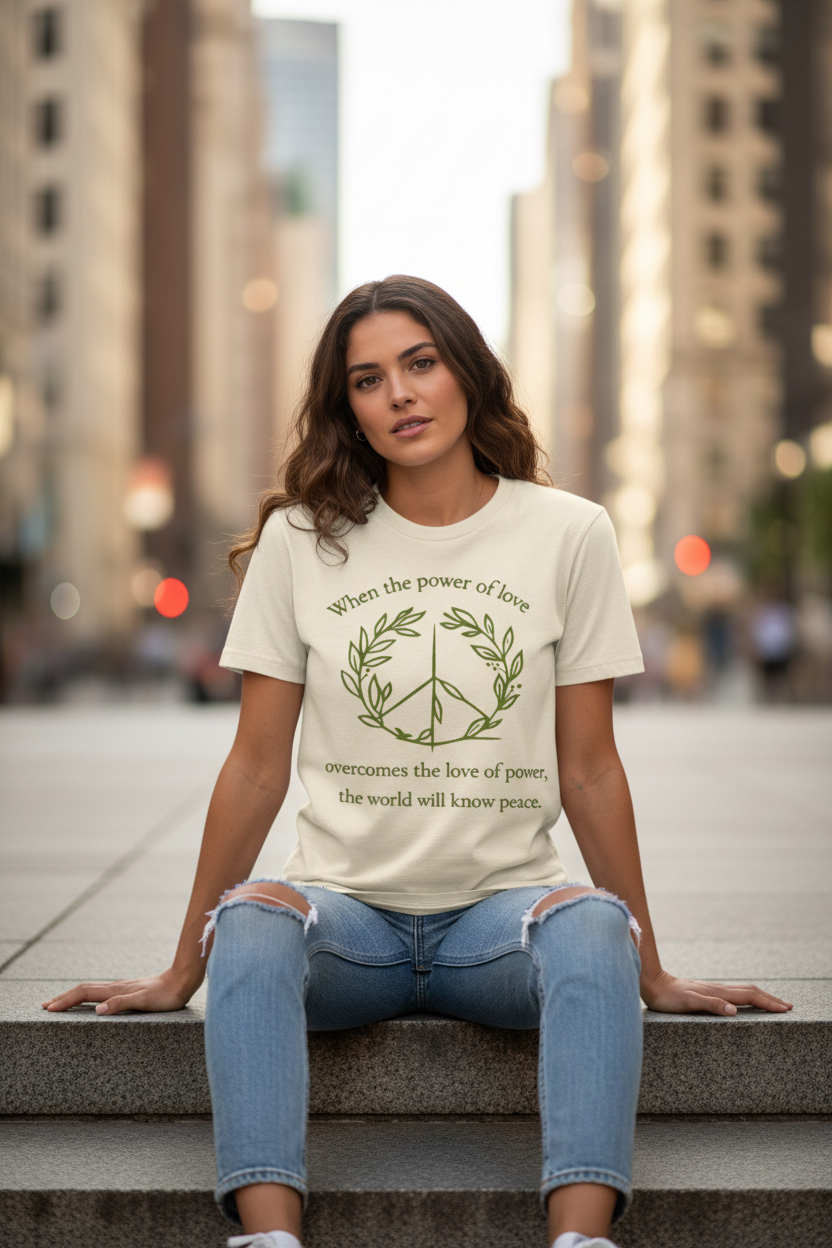 Power of Love Tee - Sitting