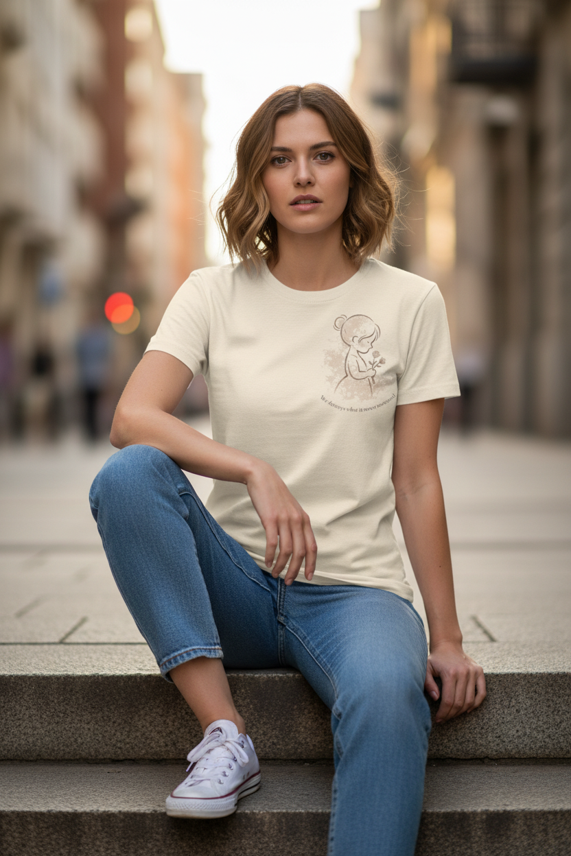 War Destroys Pocket Tee - Sitting